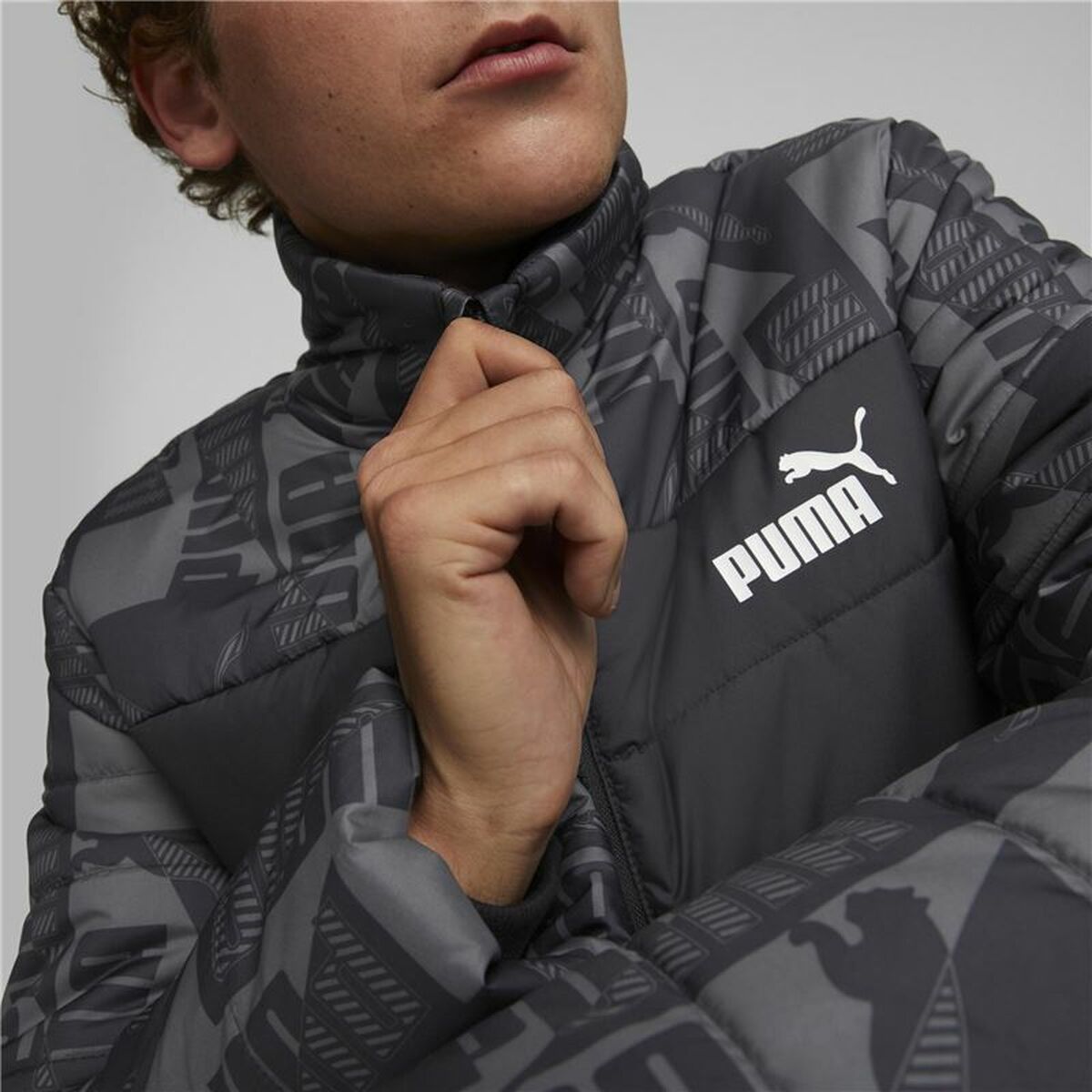 Heren Sportjas Puma Essentials Padded Zwart
