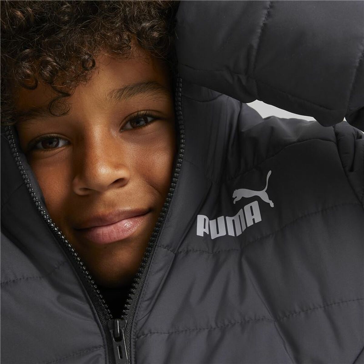 Jas Kinderen Puma Essentials Padded Zwart