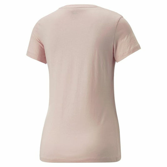 Dames-T-Shirt met Korte Mouwen Puma Licht Roze
