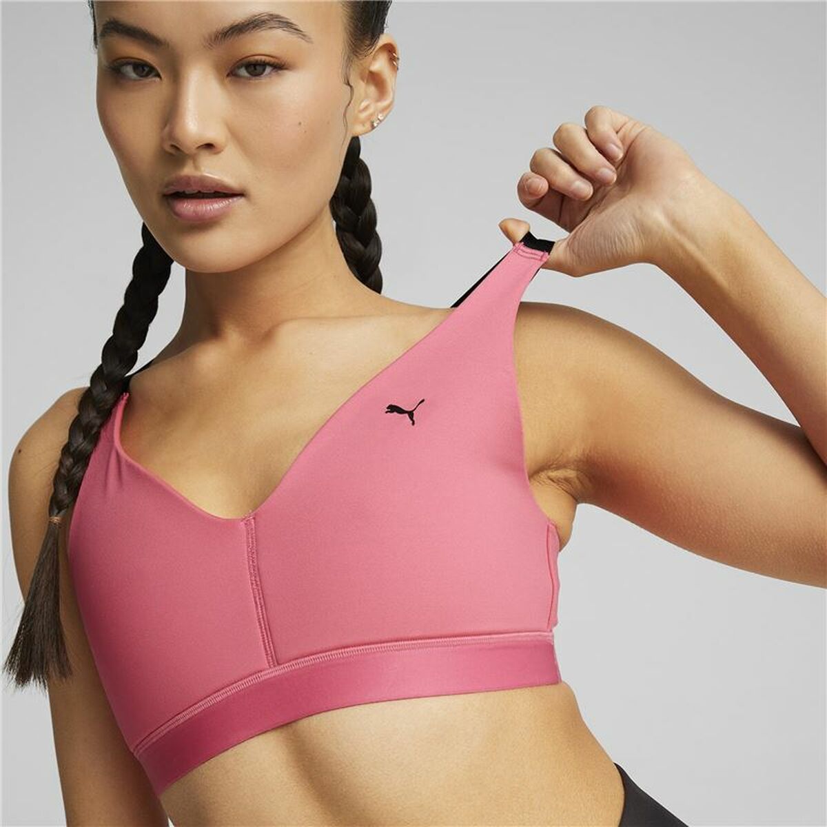 Sportbeha Puma Low Impact Elite Strappy Roze