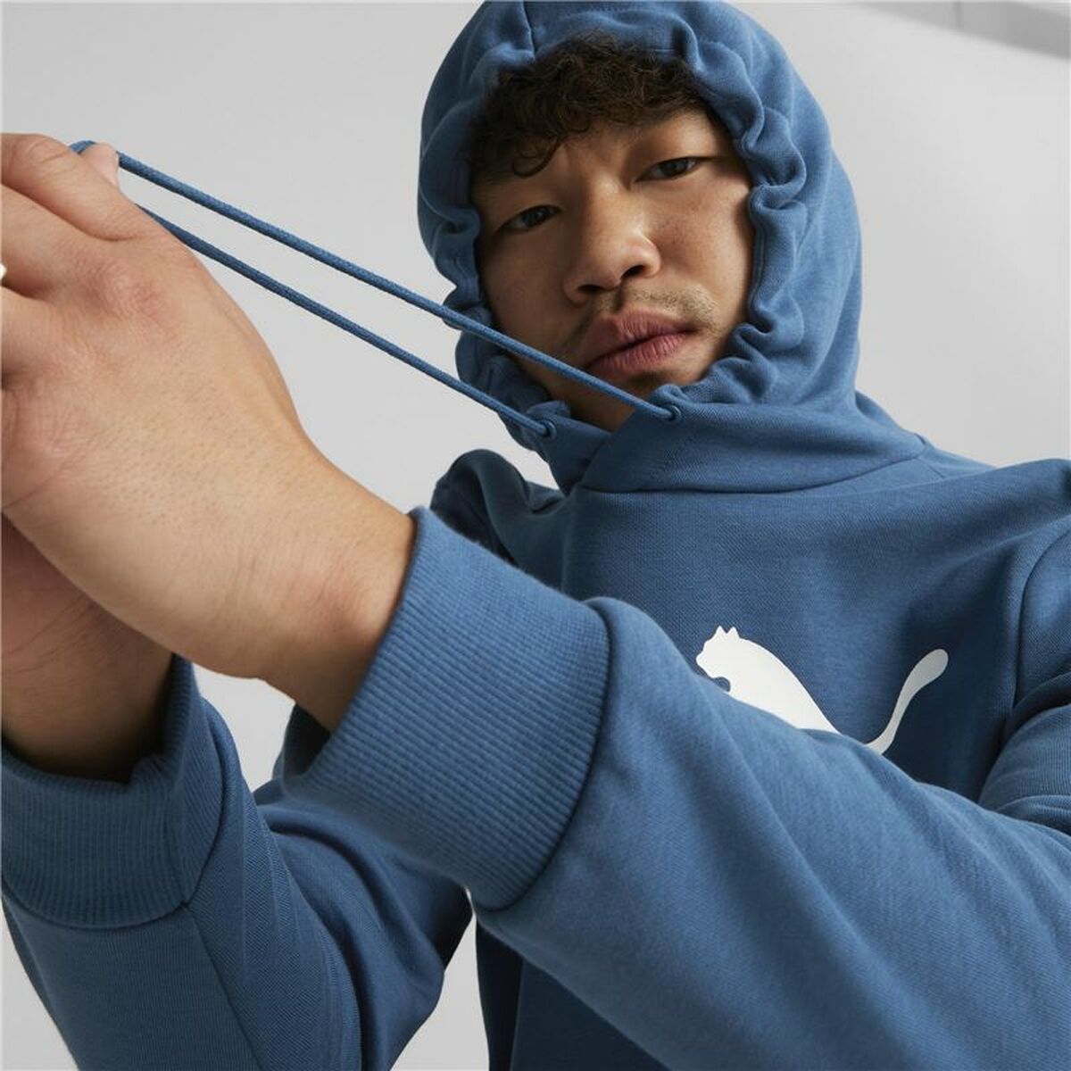 Herenhoodie Puma Big Logo Blauw