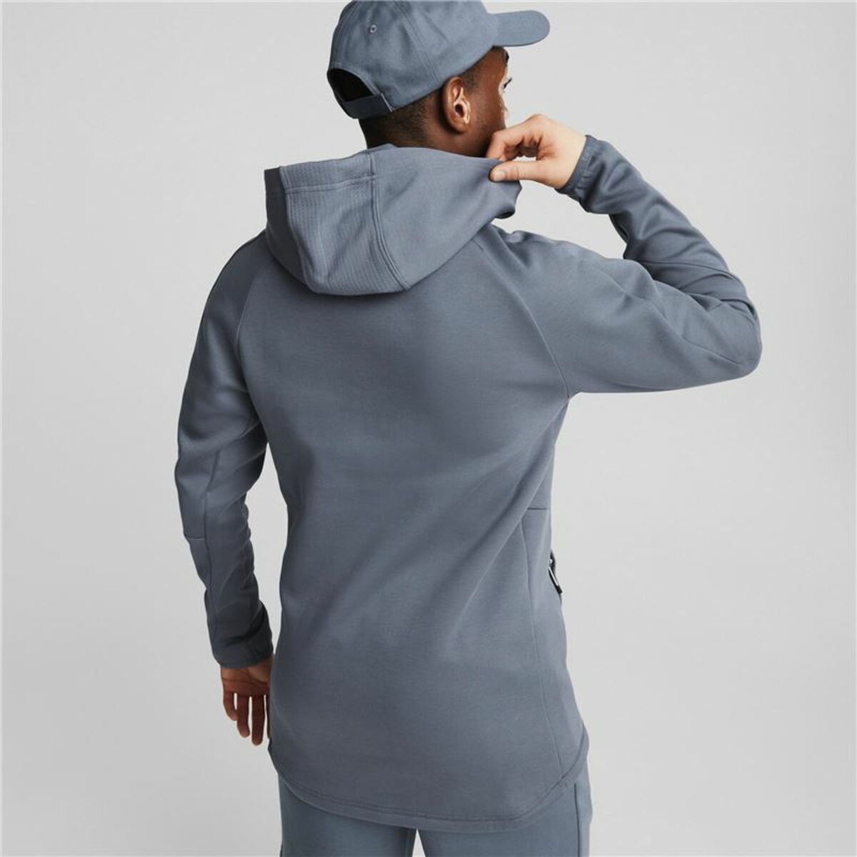 Herenhoodie Puma Evostripe Blauw