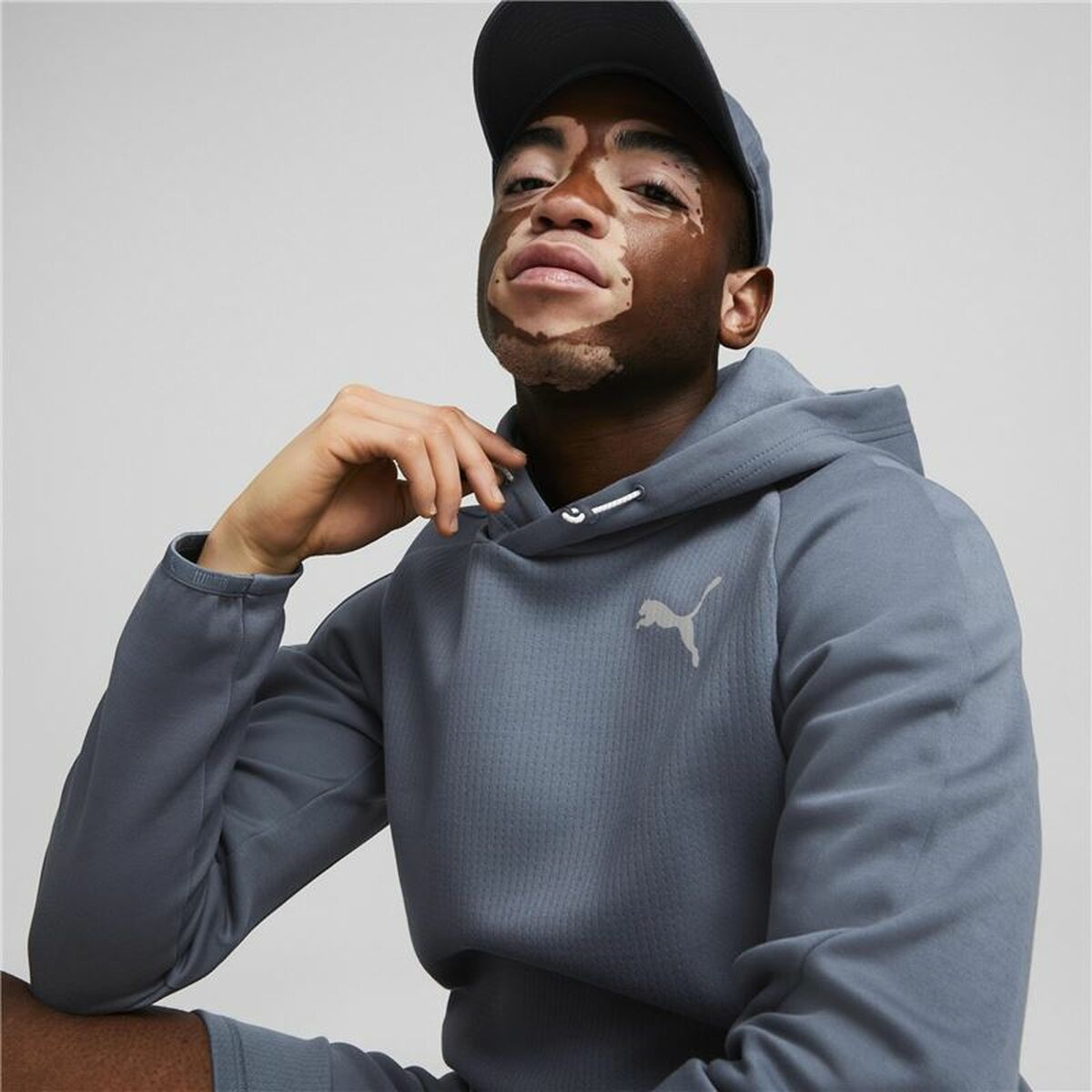 Herenhoodie Puma Evostripe Blauw