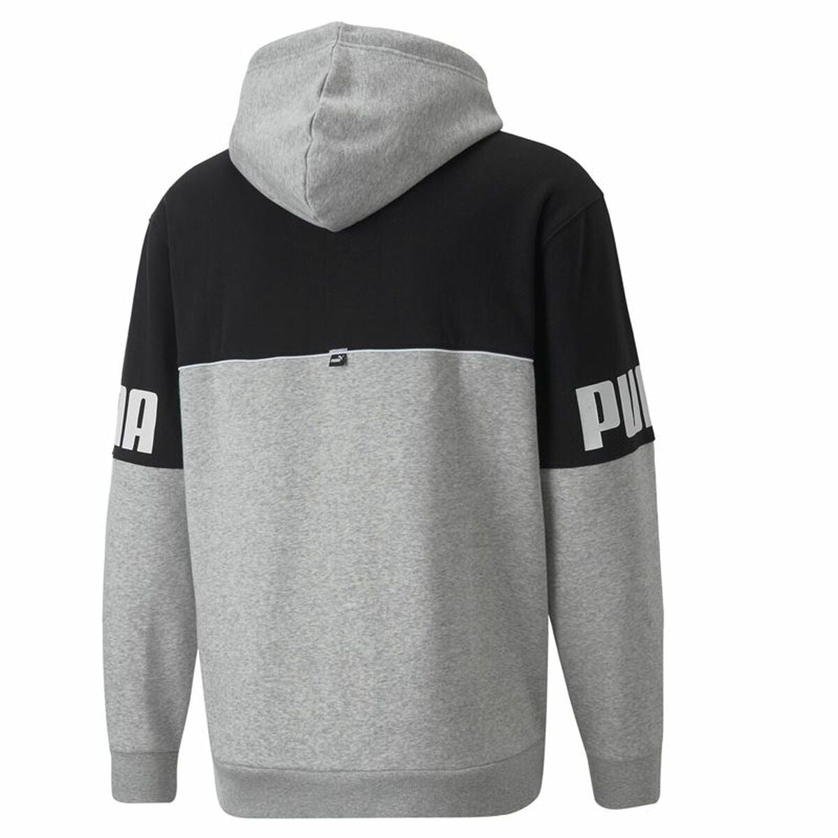 Herenhoodie Puma Power Colorblock Grijs