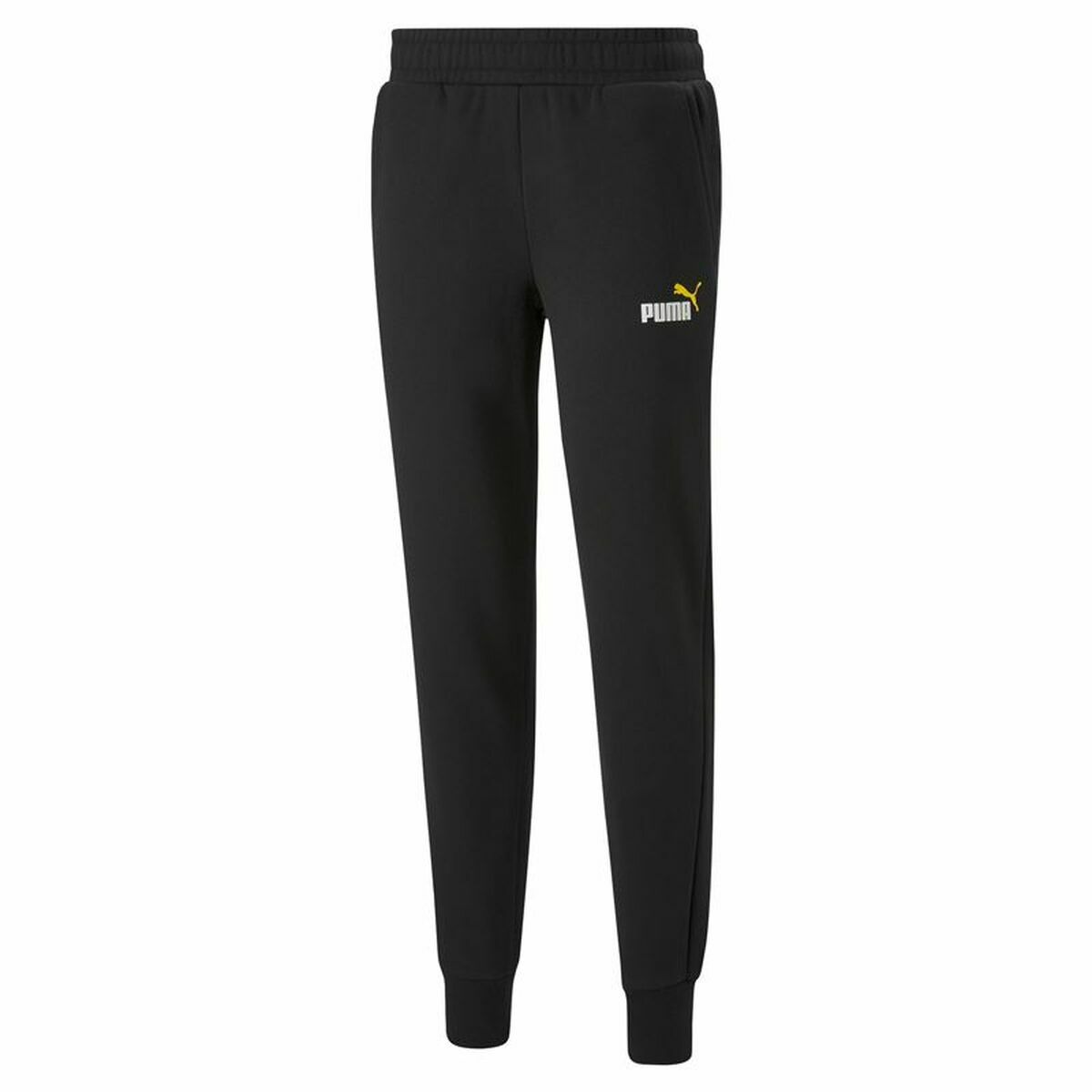 Lange sportbroek Puma ESS+ 2 Col Logo Zwart Mannen