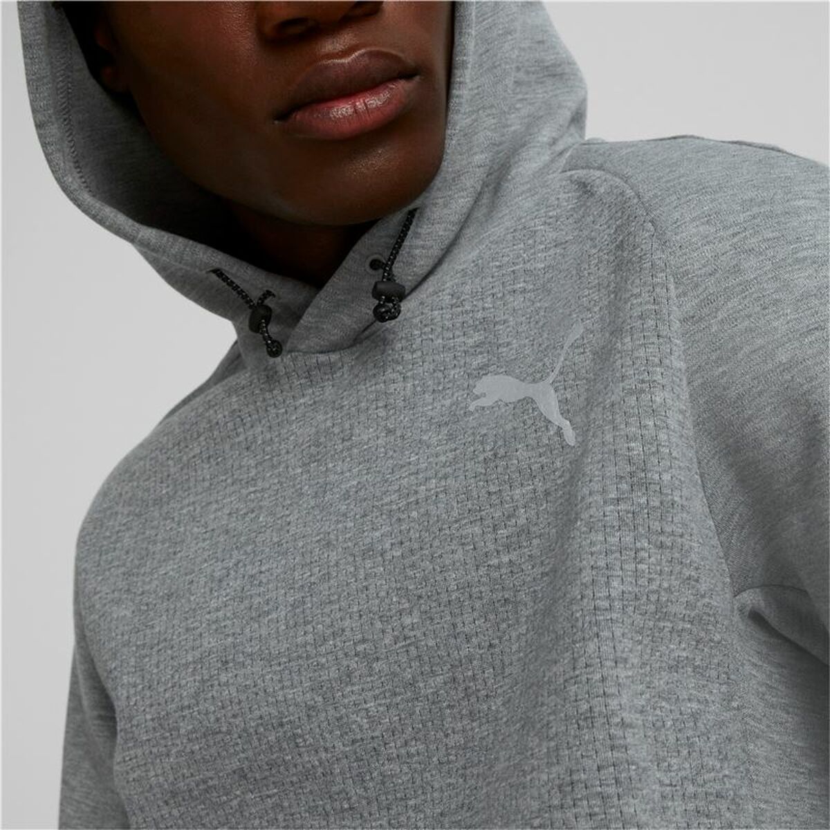Herenhoodie Puma Evostripe Grijs