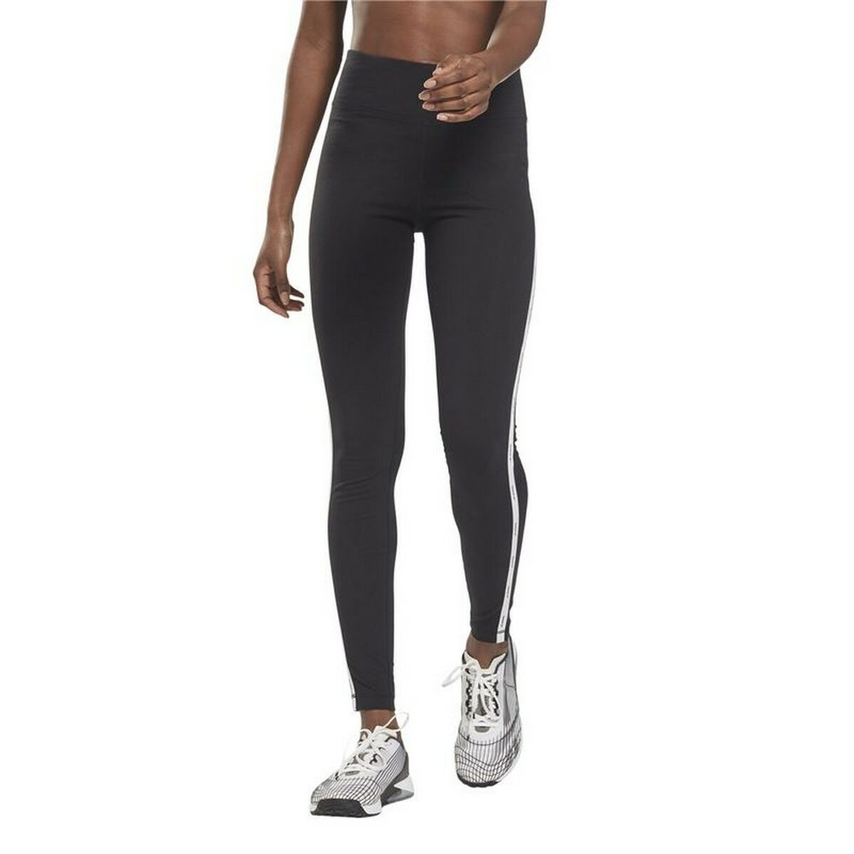 Sportleggings Reebok Pping Cotton W Zwart