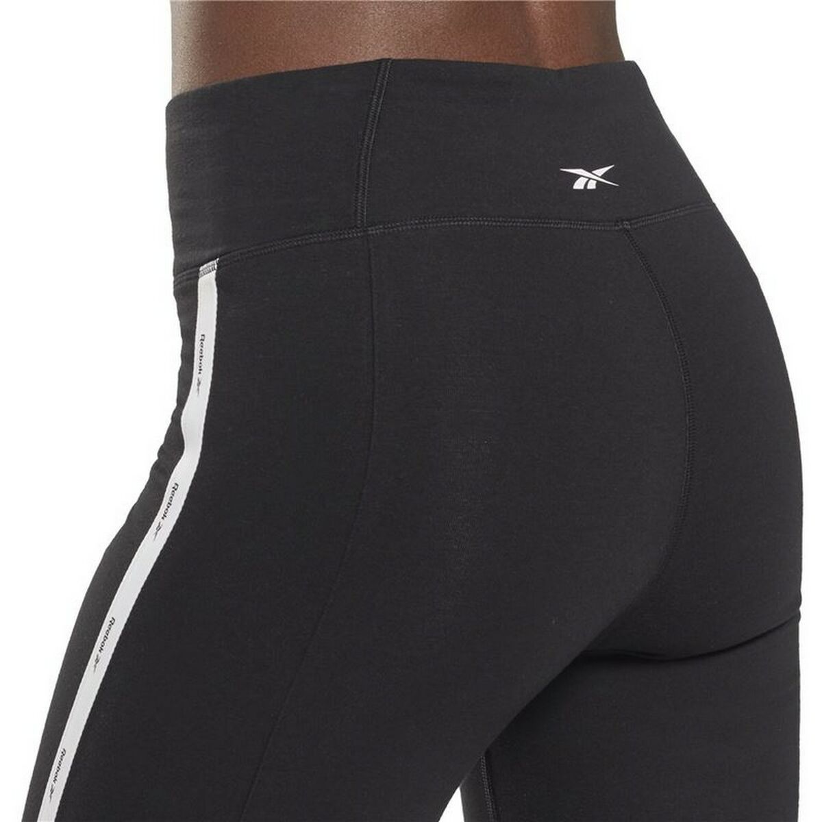 Sportleggings Reebok Pping Cotton W Zwart