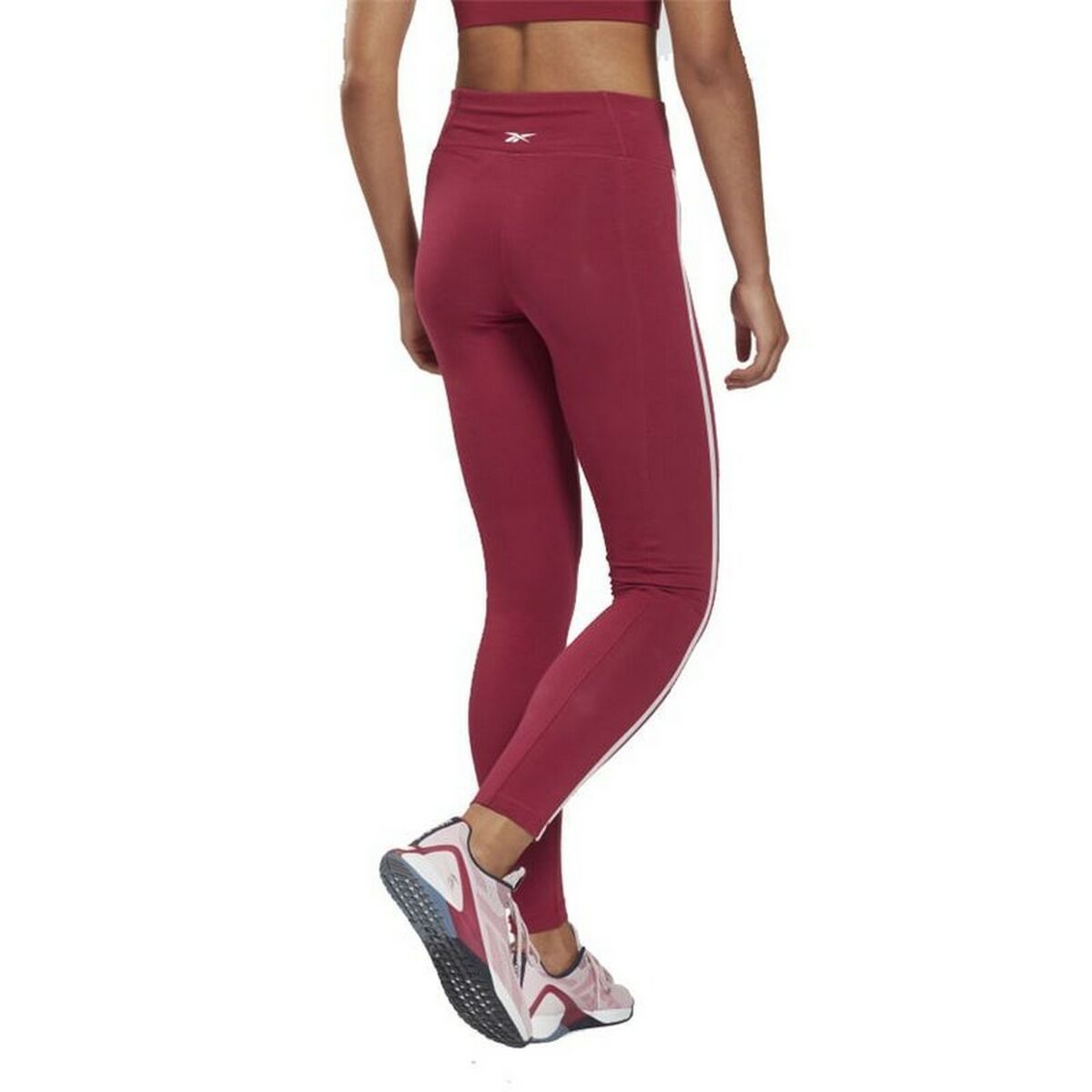 Sportleggings Reebok Pping Cotton W Donkerrood