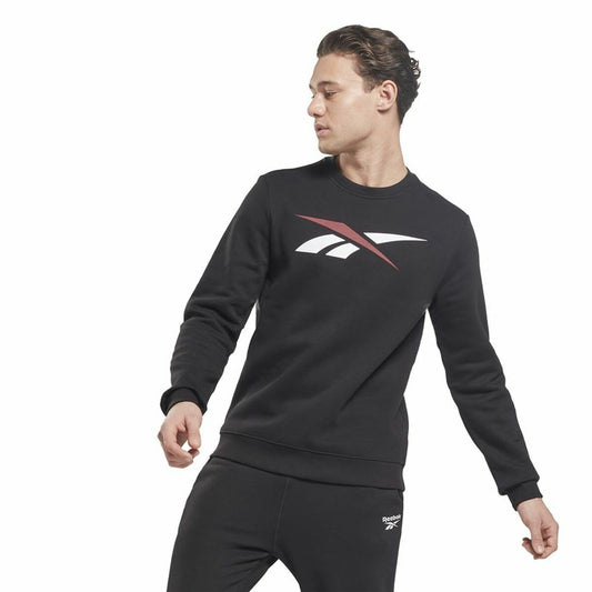 Herensweater zonder Capuchon Reebok Essentials Vector Zwart