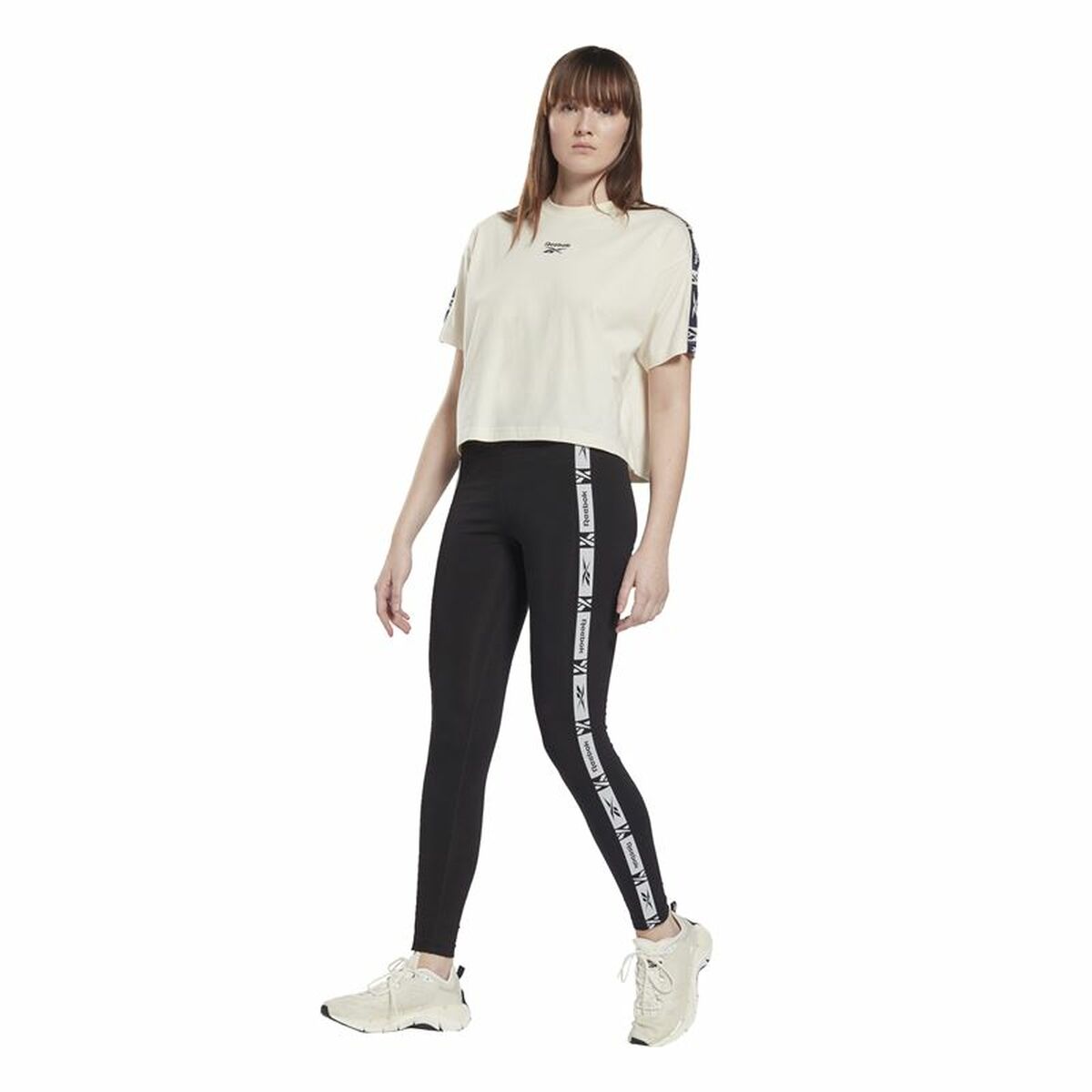 Sportleggings voor Dames Reebok TE Tape Zwart