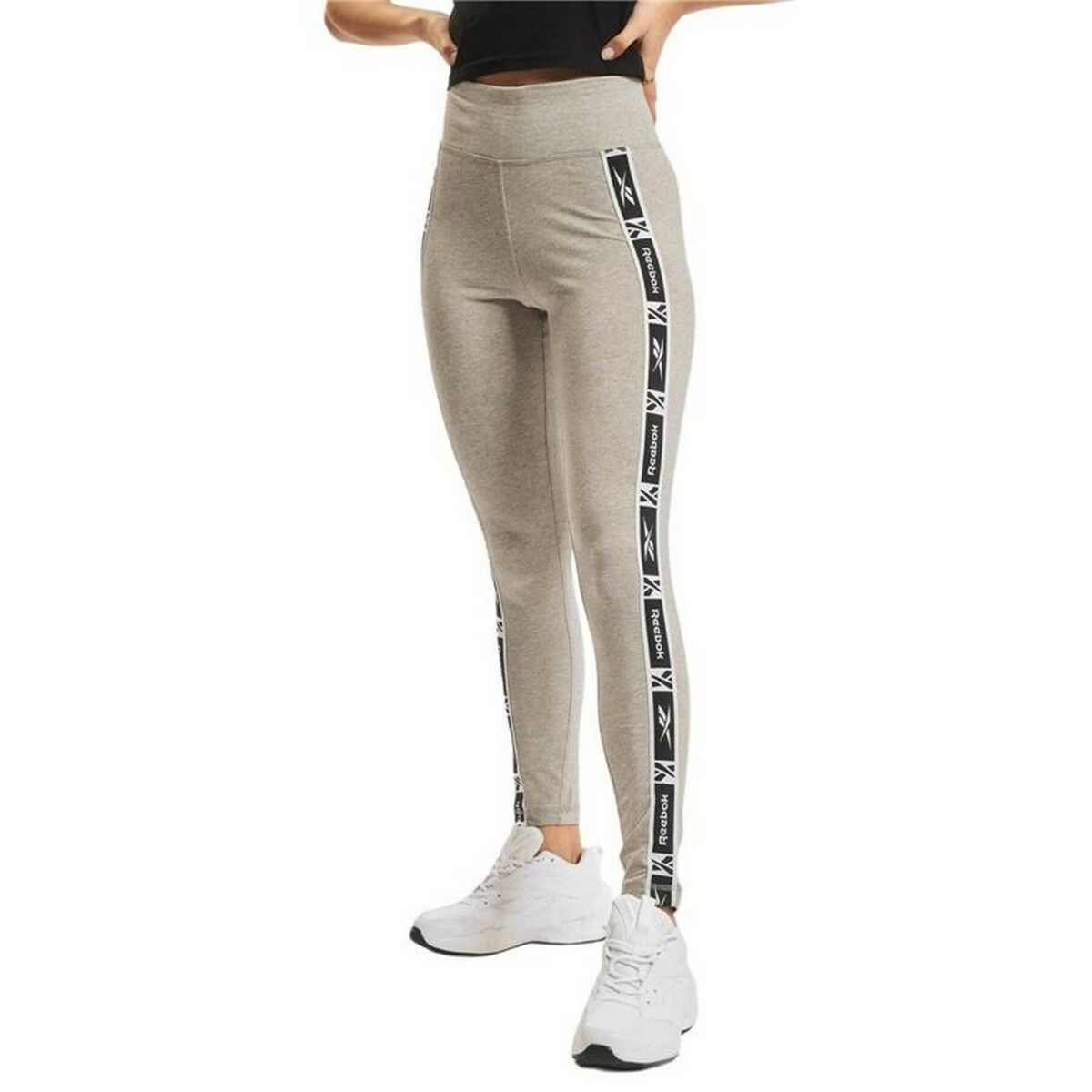 Sportleggings voor Dames Reebok Grijs