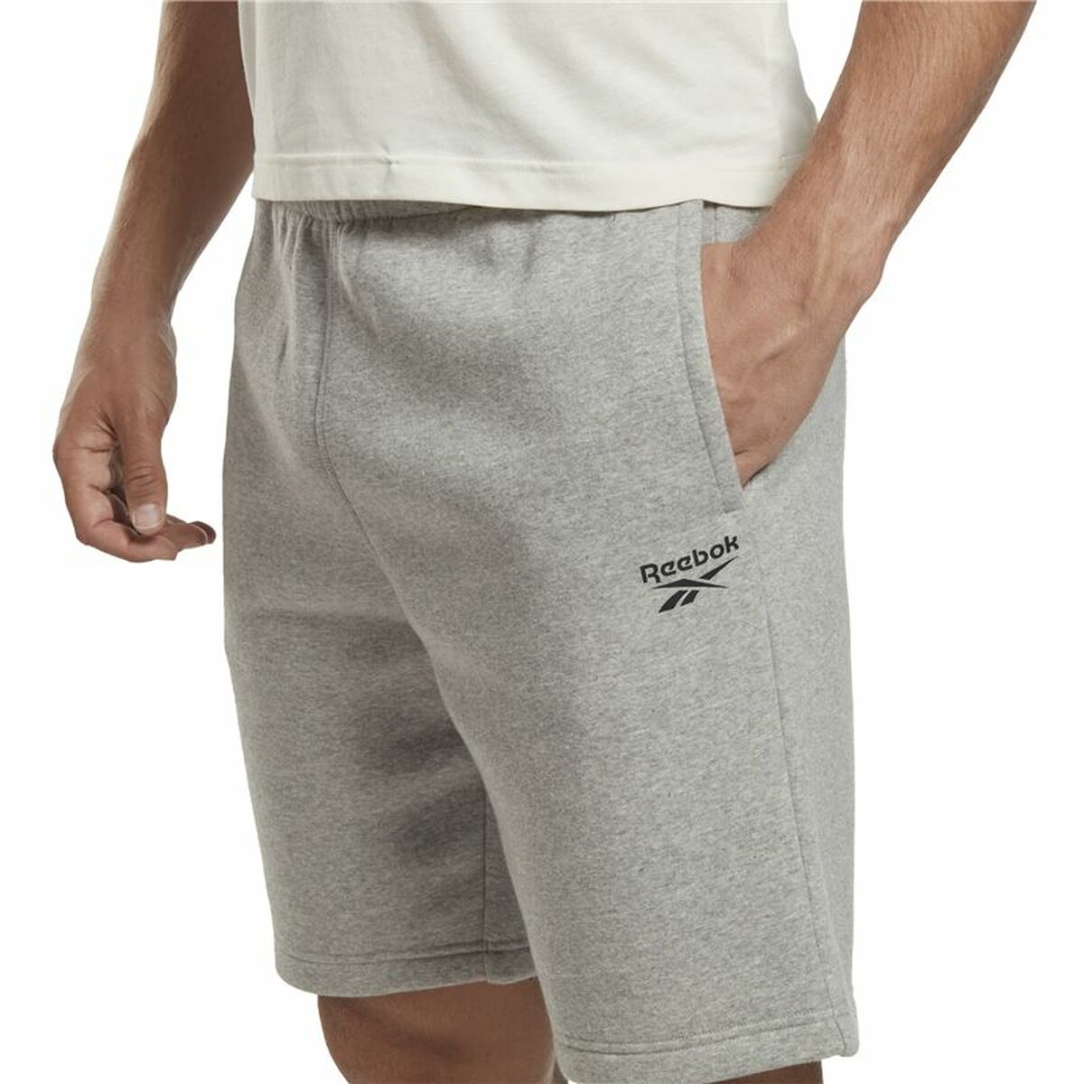 Sportbroekje voor heren Reebok Identity Fleece Grijs