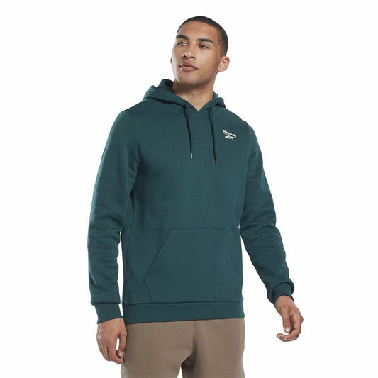 Herenhoodie Reebok Identity Fleece Groen