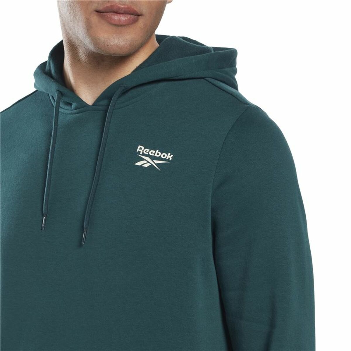 Herenhoodie Reebok Identity Fleece Groen