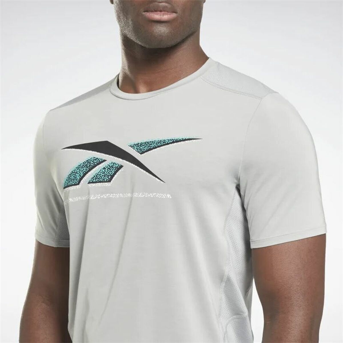 Heren-T-Shirt met Korte Mouwen Reebok Activchill Graphic