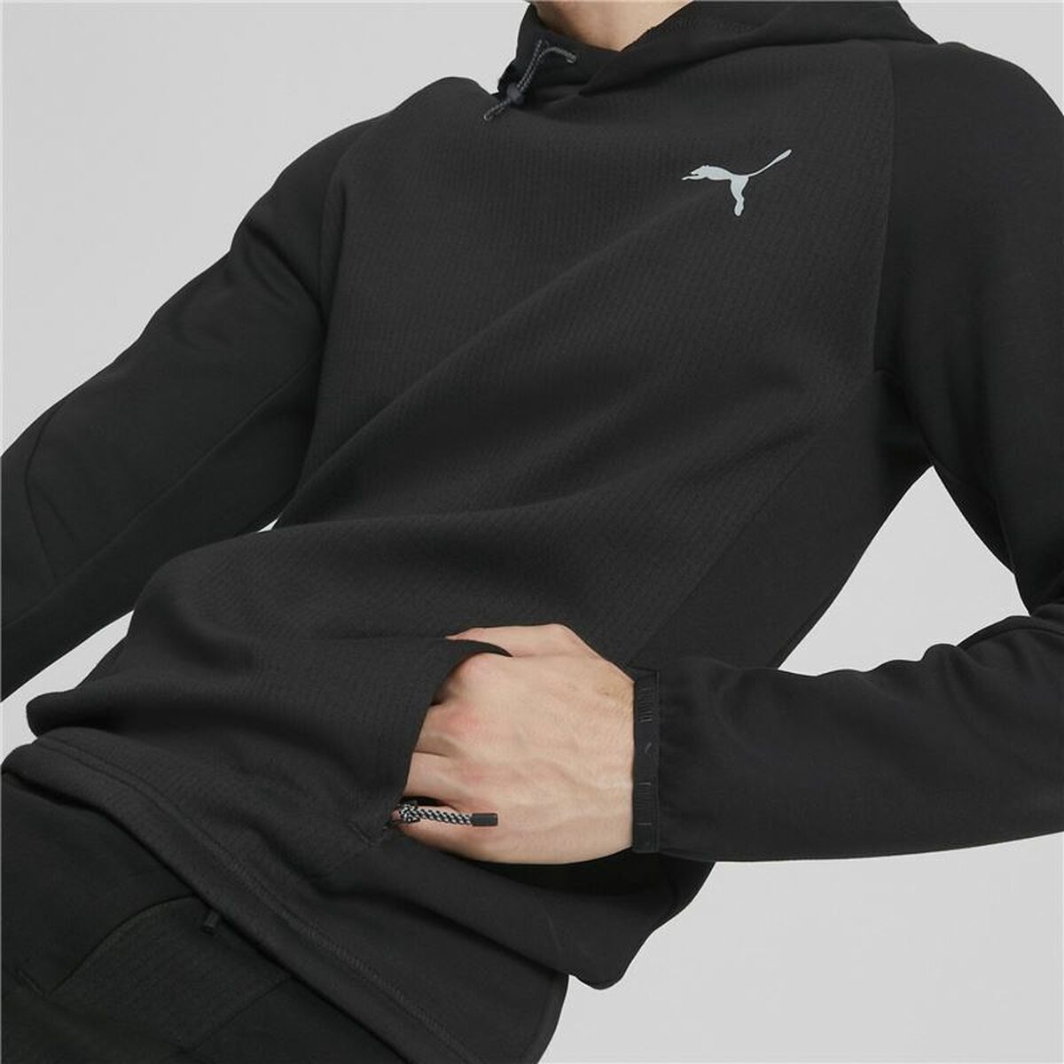 Herenhoodie Puma Evostripe Zwart