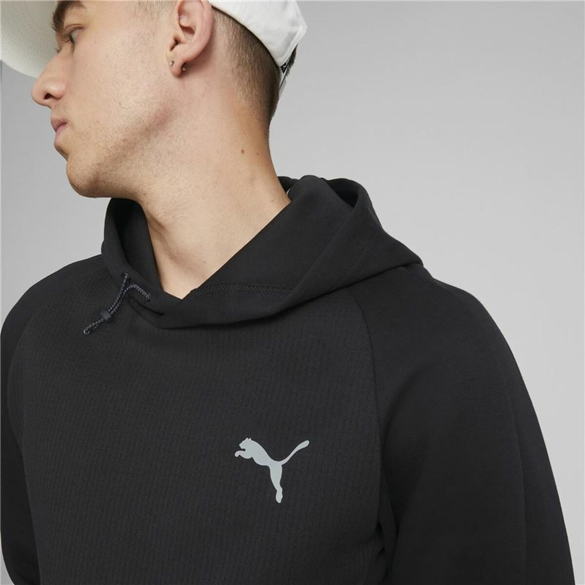 Herenhoodie Puma Evostripe Zwart