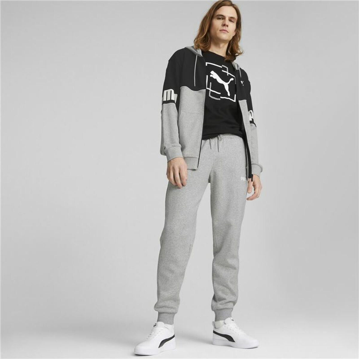 Volwassenen Trainingbroek Puma Power Grijs Mannen