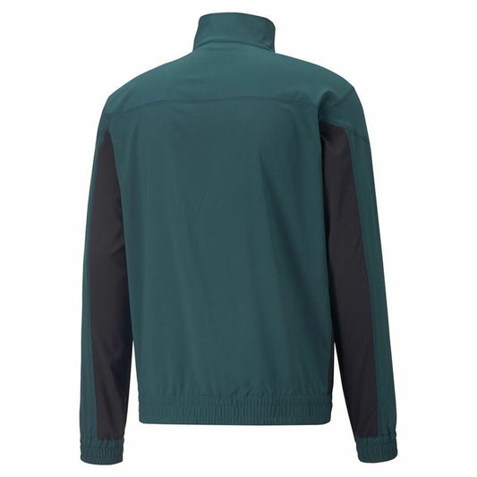 Herensweater zonder Capuchon Puma Fit Woven Training Groen