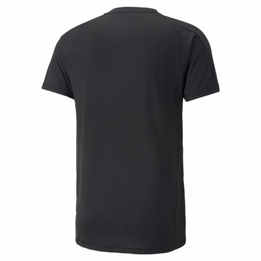 Heren-T-Shirt met Korte Mouwen Puma Evostripe Zwart Mannen