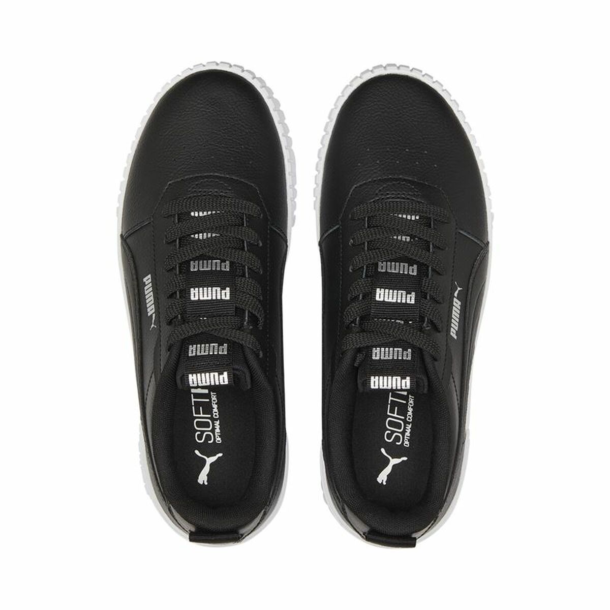 Dames casual sneakers Puma Carina 2.0 Tape Zwart