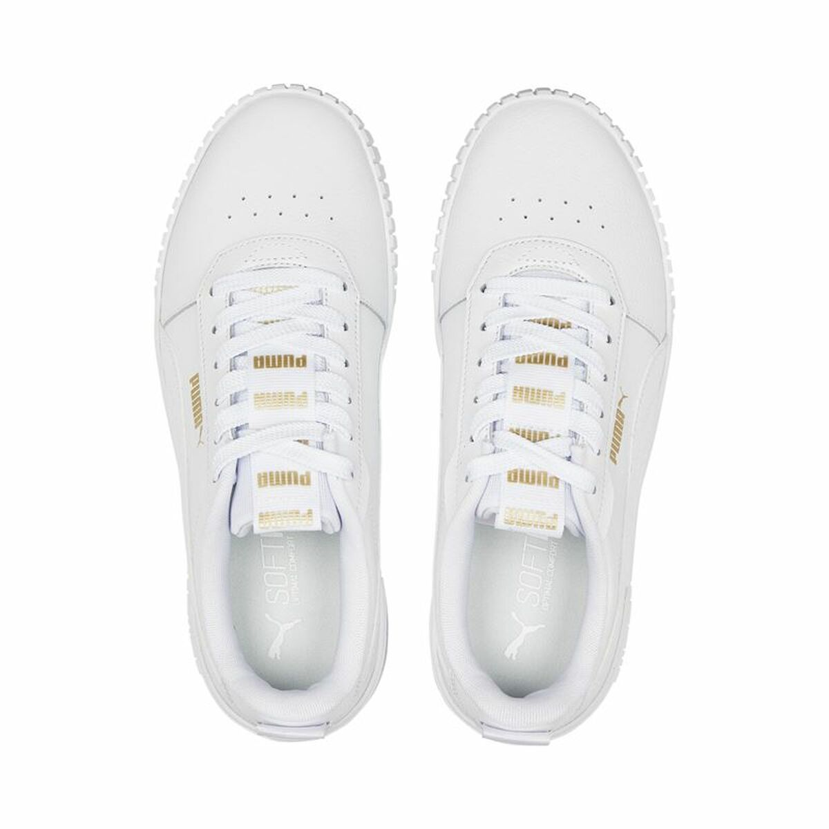 Dames casual sneakers Puma Carina 2.0 Tape Wit
