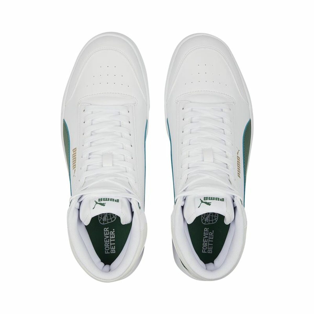 Uniseks Casual Sneakers Puma Shuffle Mid Wit