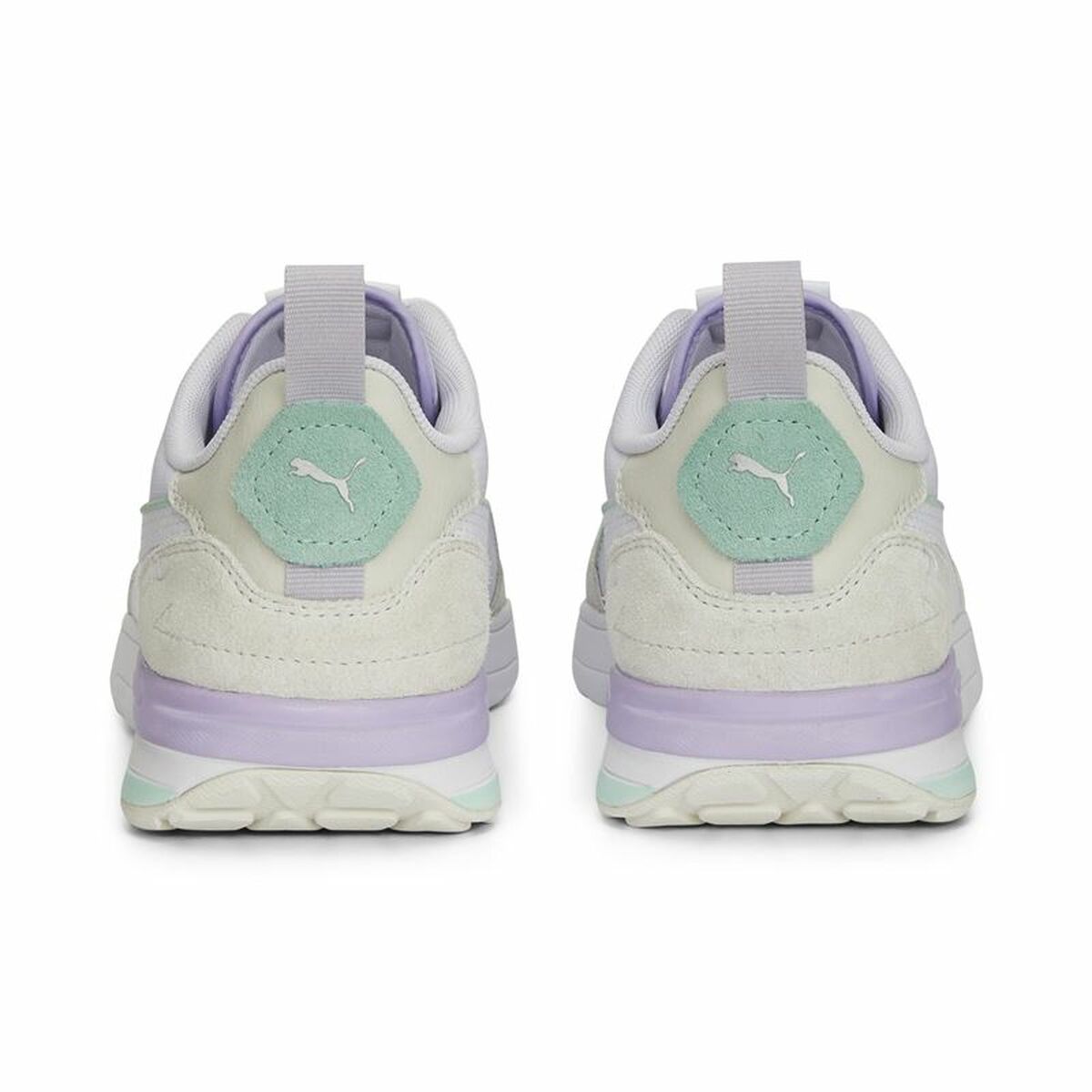 Dames casual sneakers Puma R22 Beige
