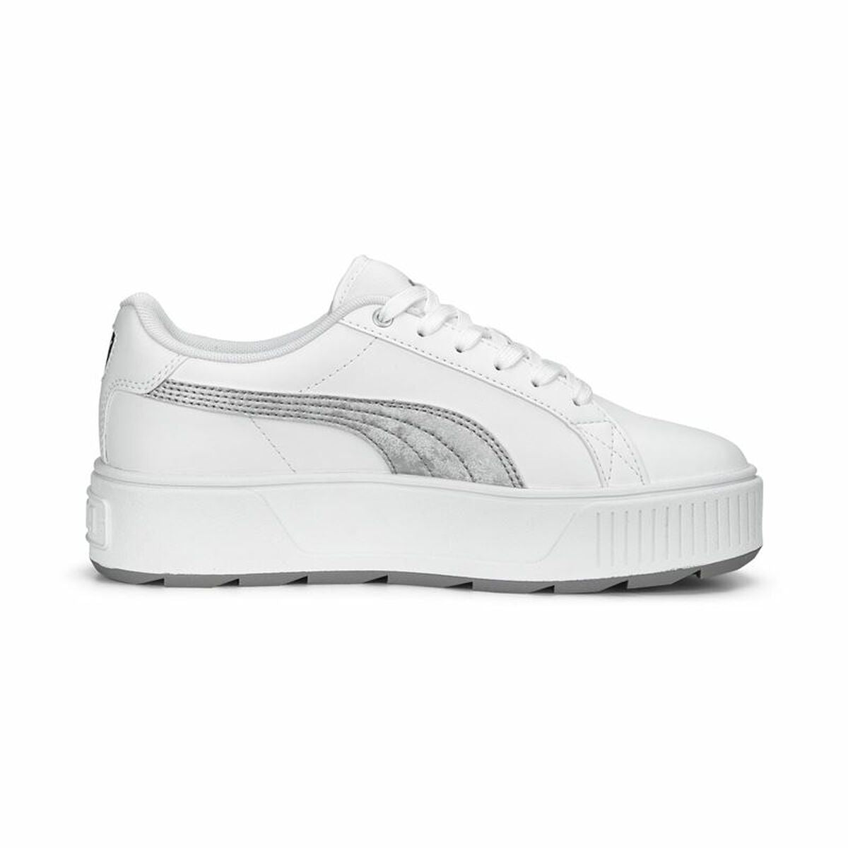 Dames casual sneakers Puma Karmen Space Metalli Wit