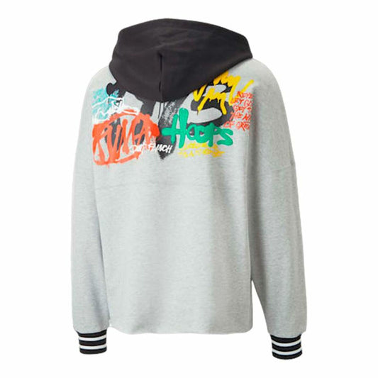Uniseks Hoodie Puma Boroughs Grijs