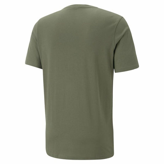 Shirt Puma Ess Tape Camo Moss S Groen Olijf Mannen