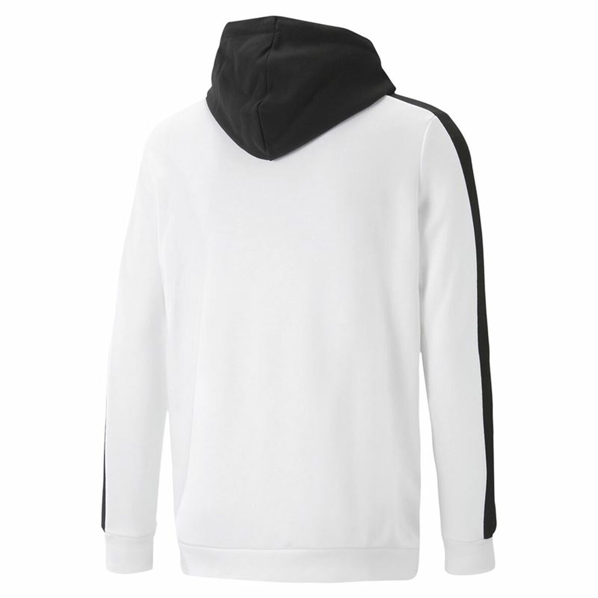Herenhoodie Puma Block X Tape Wit Zwart