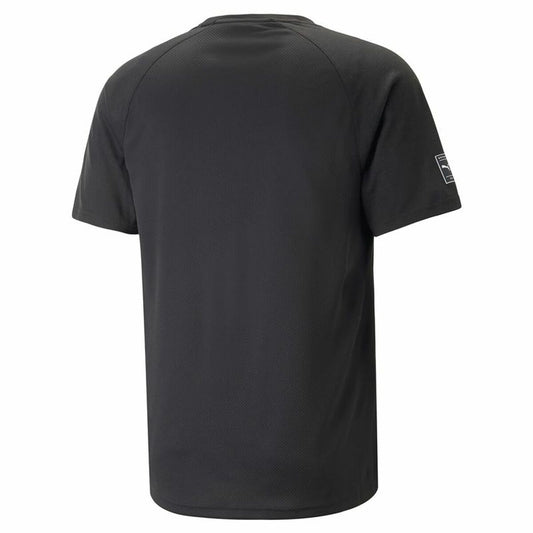 Heren-T-Shirt met Korte Mouwen Puma Ultrabreathe Triblend Zwart