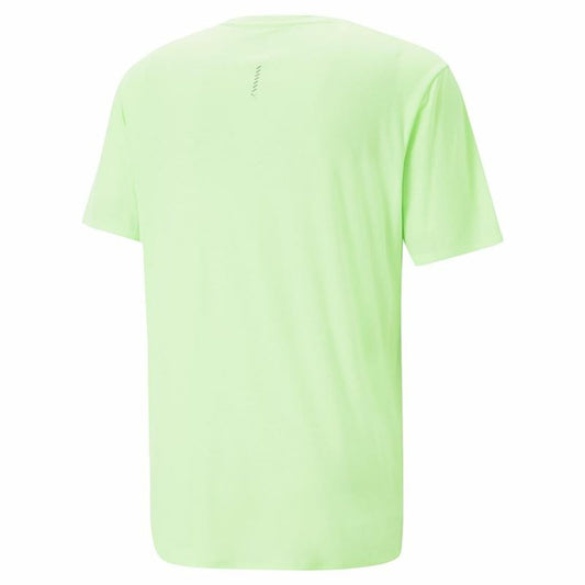 T-Shirt met Korte Mouwen Puma Run Favorite Limoen