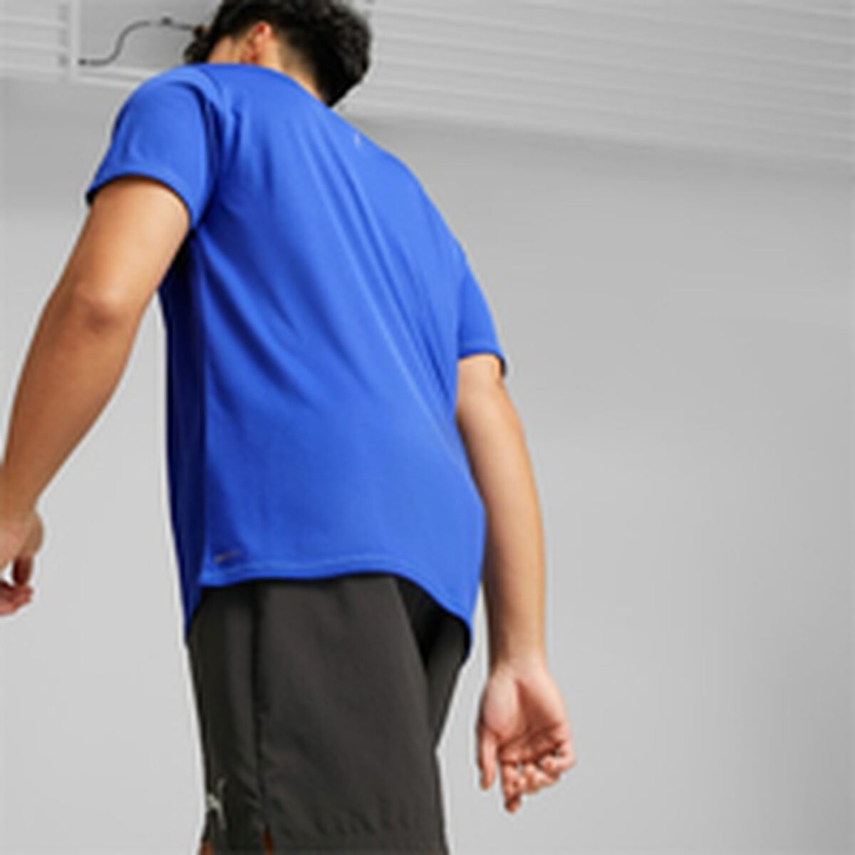 Shirt Puma Run Favorite Logo Blauw Mannen