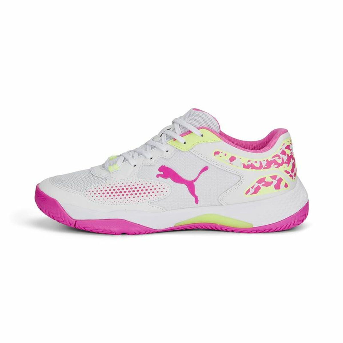 Padelschoenen voor volwassenen Puma Solarcourt RCT Wit Roze
