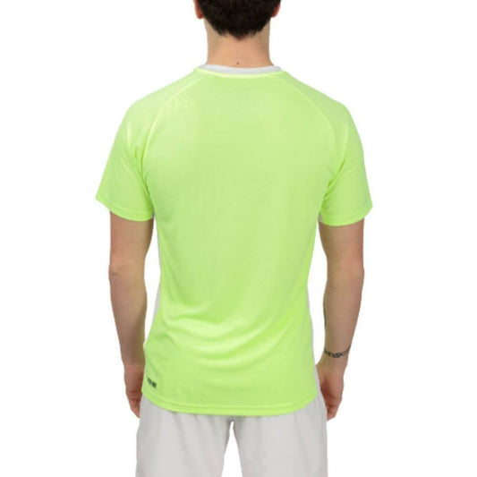 Heren-T-Shirt met Korte Mouwen TEAM LIGA Puma 931832 01 Padel Geel