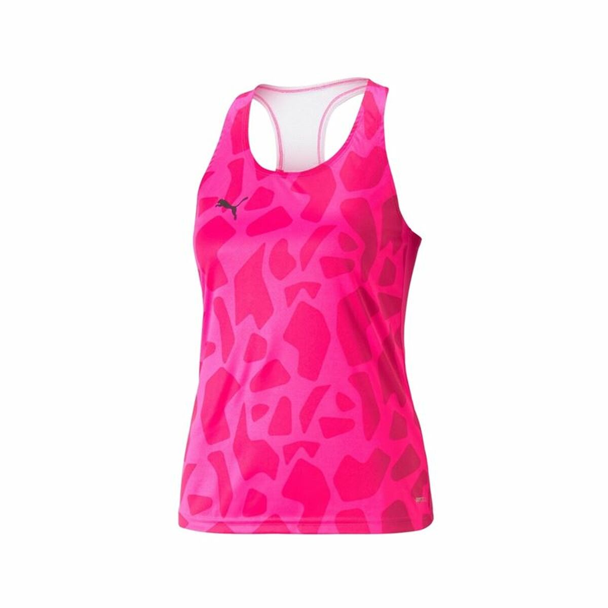 Sport T-shirt Korte Mouwen Puma Teamliga Graph Fuchsia