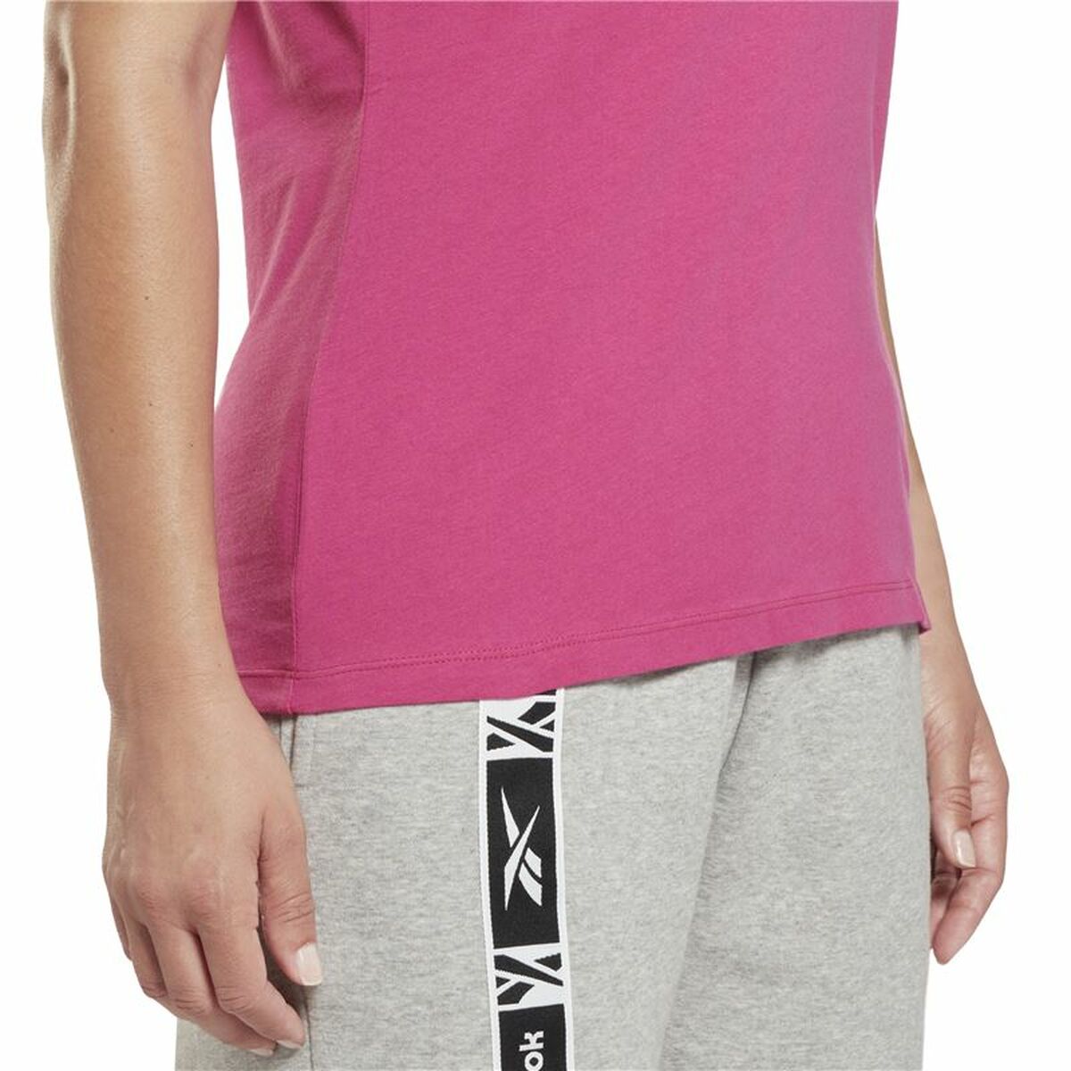 Dames-T-Shirt met Korte Mouwen Reebok Doorbuster Graphic Roze