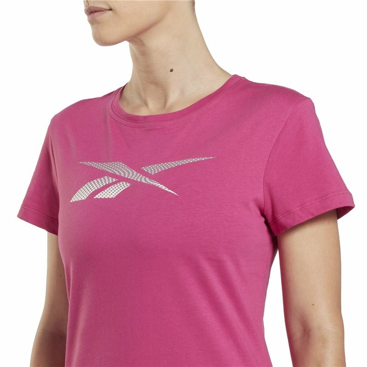 Dames-T-Shirt met Korte Mouwen Reebok Doorbuster Graphic Roze