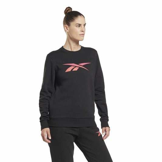Damessweater zonder Capuchon Reebok Vector Graphic Crew Zwart