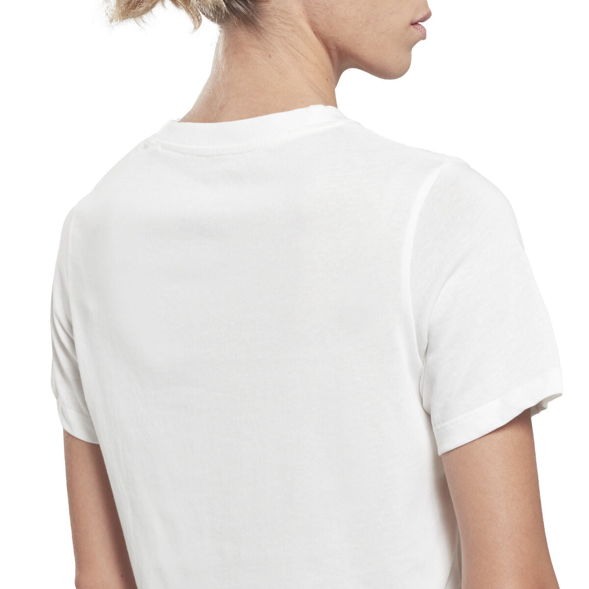 Dames-T-Shirt met Korte Mouwen Reebok RI BL CROP TEE HT6207 Wit
