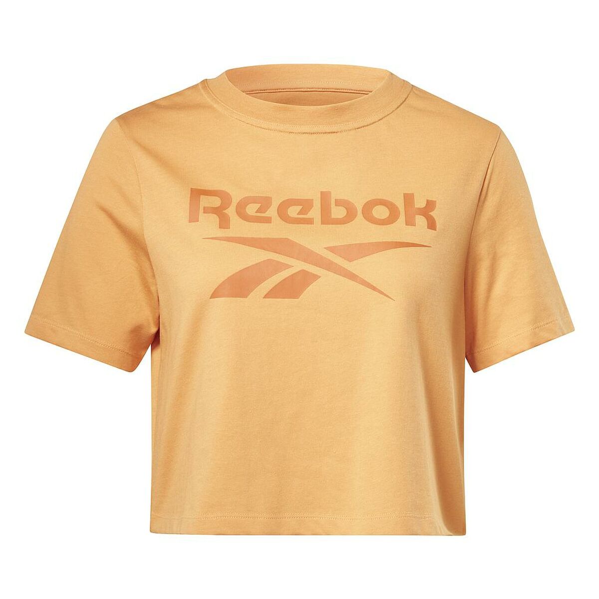 Dames-T-Shirt met Korte Mouwen Reebok RI BL CROP TEE HT6206 Oranje