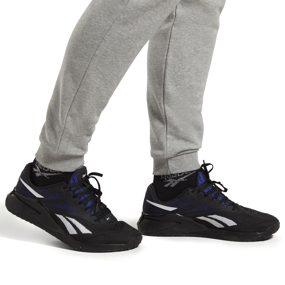 Broeken voor Volwassenen Reebok FT LEFT LEG JOGG HZ8785 Grijs Mannen