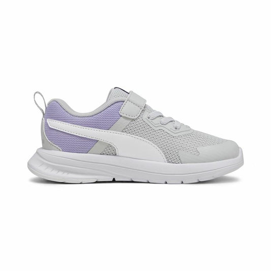 Sportschoenen voor Kinderen Puma Evolve Run Mesh Lichtgrijs
