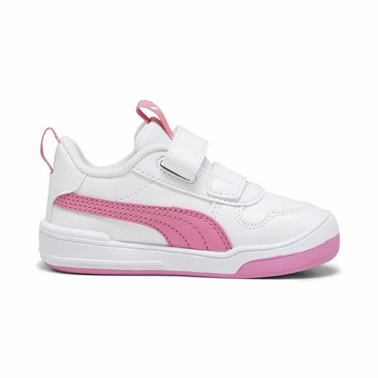 Sportschoenen voor Kinderen Puma Multiflex Sl V Wit Roze