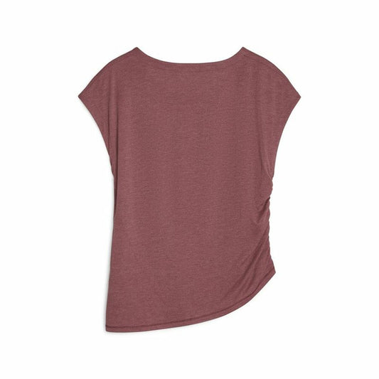 Dames-T-Shirt met Korte Mouwen Puma Studio Foundation Roze