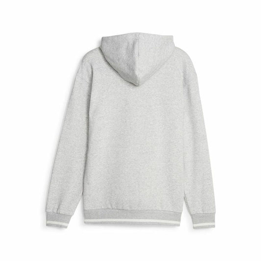 Herenhoodie Puma Squad Fl Lichtgrijs