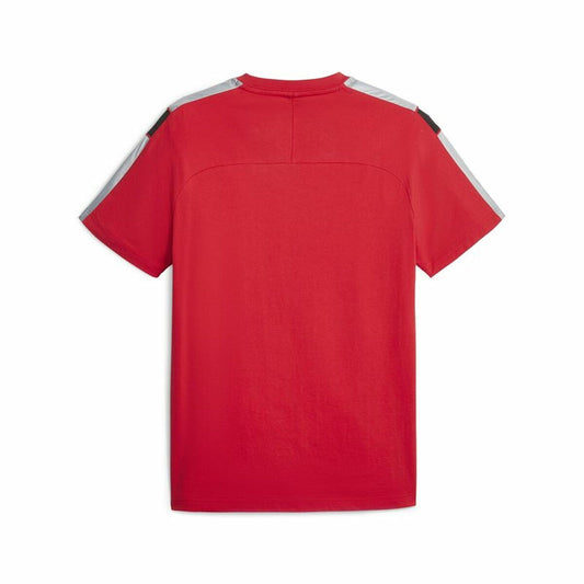 Heren-T-Shirt met Korte Mouwen Puma Ferrari Race MT7 Rood